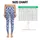 Blue And White Paisley Motifs For Yoga, Pilates, Travel And Everyday Casual Wear Leggings - 3