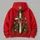 Rustic Christmas Cross and Evergreen Tree for Holiday Gatherings and Winter Celebrations All-over Print Hoodie (Lightweight) - 5