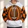 Plaid Pumpkin Football for Autumn Tailgates and Cozy Fall Game Day Celebrations for Her All-over Print Hoodie (Lightweight) - 1