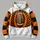 Plaid Pumpkin Football for Autumn Tailgates and Cozy Fall Game Day Celebrations for Her All-over Print Hoodie (Lightweight) - 4