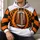 Plaid Pumpkin Football for Autumn Tailgates and Cozy Fall Game Day Celebrations for Her All-over Print Hoodie (Lightweight) - 6