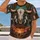 Western Bull Skull and Desert Rider for Ranch Days, Rodeos and Outdoor Adventures All-over Print Unisex T-shirt - 2