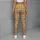 Golden Yellow and Lavender Paw-Check Tiles for Yoga, Pilates and Everyday Activewear Leggings - 6