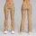 Golden Yellow and Lavender Paw-Check Tiles for Yoga, Pilates and Everyday Activewear Leggings - 9