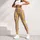 Golden Yellow and Lavender Paw-Check Tiles for Yoga, Pilates and Everyday Activewear Leggings - 4