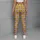 Golden Yellow and Lavender Paw-Check Tiles for Yoga, Pilates and Everyday Activewear Leggings - 5