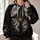 Witch Hat Crescent Moon Celestial Night for Autumn Parties and Cozy Evenings All-over Print Hoodie (Lightweight) - 2