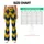 Navy Blue And Golden Yellow Chevron Stripes For Yoga, Pilates And Everyday Wear Leggings - 7