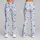 Blue Ditsy Flowers for Yoga, Pilates, Commuting and Everyday Wear Leggings - 9