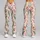 Dusty Rose Tulips and Sage Green Foliage for Yoga, Pilates, and Everyday Activewear Leggings - 9