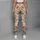 Dusty Rose Tulips and Sage Green Foliage for Yoga, Pilates, and Everyday Activewear Leggings - 5