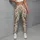 Dusty Rose Tulips and Sage Green Foliage for Yoga, Pilates, and Everyday Activewear Leggings - 4