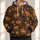 Glowing Jack-O’-Lanterns, Bats and Autumn Leaves for Halloween Night Celebrations All-over Print Hoodie (Lightweight) - 1