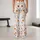Rust Orange Wildflower Sprigs For Yoga, Pilates, Travel And Everyday Casual Wear Leggings - 10