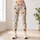 Rust Orange Wildflower Sprigs For Yoga, Pilates, Travel And Everyday Casual Wear Leggings - 6