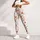 Rust Orange Wildflower Sprigs For Yoga, Pilates, Travel And Everyday Casual Wear Leggings - 5