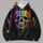 Rainbow Dripping Skull And Skeleton Hands For Halloween Nights And Gothic Festival Style All-over Print Hoodie (Lightweight) - 4