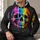 Rainbow Dripping Skull And Skeleton Hands For Halloween Nights And Gothic Festival Style All-over Print Hoodie (Lightweight) - 6