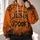 Crescent Moon Graveyard Scene for Halloween Night and Gothic Seasonal Style All-over Print Hoodie (Lightweight) - 2