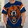 Fierce Orange Bear Head for Game Day, Campus Spirit and Casual Weekend Style for Her All-over Print Unisex T-shirt - 5