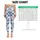 Blue White Checkered Gingham for Yoga Pilates and Everyday Activewear Style Leggings - 1