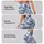 Blue White Checkered Gingham for Yoga Pilates and Everyday Activewear Style Leggings - 8
