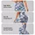 Blue White Checkered Gingham for Yoga Pilates and Everyday Activewear Style Leggings - 2