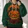 Creepy Pumpkin, Black Cats And Red Roses For Halloween Night Celebrations And Parties All-over Print Hoodie (Lightweight) - 2
