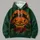 Creepy Pumpkin, Black Cats And Red Roses For Halloween Night Celebrations And Parties All-over Print Hoodie (Lightweight) - 4