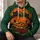 Creepy Pumpkin, Black Cats And Red Roses For Halloween Night Celebrations And Parties All-over Print Hoodie (Lightweight) - 6