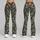 Olive Woodland Camo For Yoga, Pilates, Commuting And Everyday Outdoor Style Leggings - 9