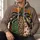 Fall Pumpkin Football Bow for Autumn Game Day and Cozy Seasonal Weekend Fan Style All-over Print Hoodie (Lightweight) - 6