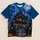 Haunted Mansion Moonlit Halloween Scene for Spooky Autumn Nights and Parties All-over Print Unisex T-shirt - 1