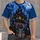 Haunted Mansion Moonlit Halloween Scene for Spooky Autumn Nights and Parties All-over Print Unisex T-shirt - 4