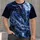 Blue Dragon Moonlit Mountain Scene For Outdoor Adventure And Fantasy Fans All-over Print Unisex T-shirt - 4
