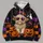 Shaggy Cow Witch with Pumpkins for Playful Halloween Nights, Autumn Parties and Fall Fun All-over Print Hoodie (Lightweight) - 4