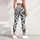 Black White Diamond Checks for Yoga Pilates Commutes and Everyday Wear Leggings - 6