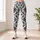 Black White Diamond Checks for Yoga Pilates Commutes and Everyday Wear Leggings - 4