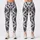 Black White Diamond Checks for Yoga Pilates Commutes and Everyday Wear Leggings - 3