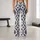Black White Diamond Checks for Yoga Pilates Commutes and Everyday Wear Leggings - 10
