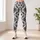 Black White Diamond Checks for Yoga Pilates Commutes and Everyday Wear Leggings - 6
