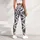 Black White Diamond Checks for Yoga Pilates Commutes and Everyday Wear Leggings - 4