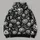 Creepy Pumpkin Skulls for Halloween Nights and Gothic Autumn Celebrations for Her All-over Print Hoodie (Lightweight) - 5