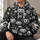Creepy Pumpkin Skulls for Halloween Nights and Gothic Autumn Celebrations for Her All-over Print Hoodie (Lightweight) - 6