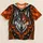 Wolf Head Flame and Celtic Knot Winter Style for Nordic Outdoor Adventures and Cold Days All-over Print Unisex T-shirt - 1