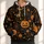 Pumpkin Spiderweb Moon And Star Halloween Night Party Style For Women This Autumn All-over Print Hoodie (Lightweight) - 1