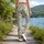 Ivory Sage and Buttercup Botanical Vines for Yoga, Pilates, and Everyday Activewear Leggings - 12