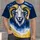 Bold Ram Head Football Fan Tribute for Game Day Tailgates and Autumn Sports Supporters All-over Print Unisex T-shirt - 4