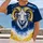 Bold Ram Head Football Fan Tribute for Game Day Tailgates and Autumn Sports Supporters All-over Print Unisex T-shirt - 2