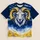 Bold Ram Head Football Fan Tribute for Game Day Tailgates and Autumn Sports Supporters All-over Print Unisex T-shirt - 1